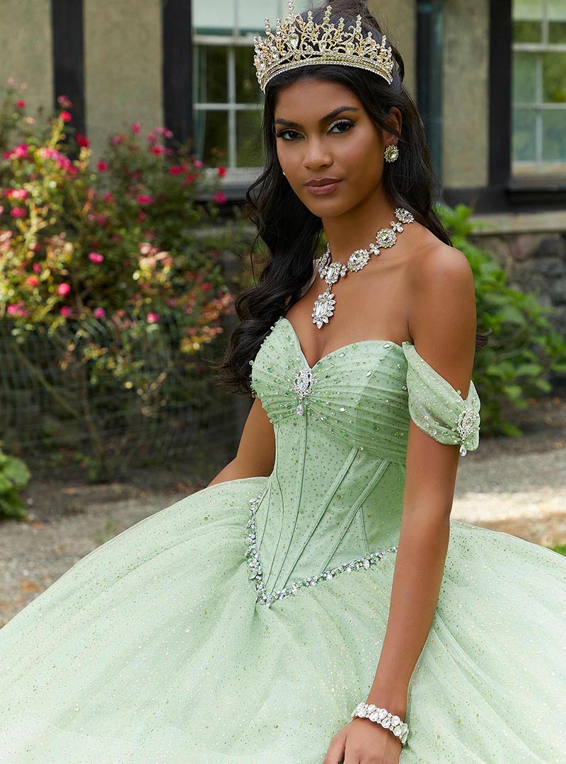 vestido quincerañeras modelo almendra